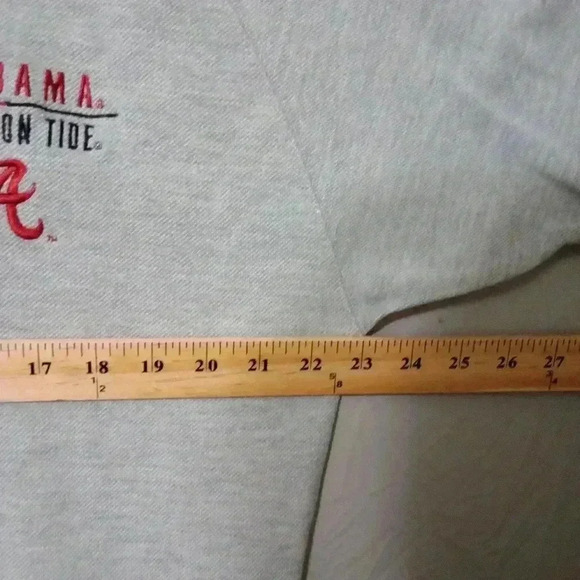 Vtg Pro Edge Alabama Crimson Tide Polo Logo Cotton Sz L Roll Tide Football Y2k - Picture 3 of 5